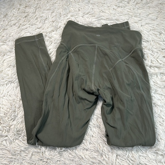 Lululemon Get Centred High Rise Tight 25" Grey Sage - Picture 3 of 6